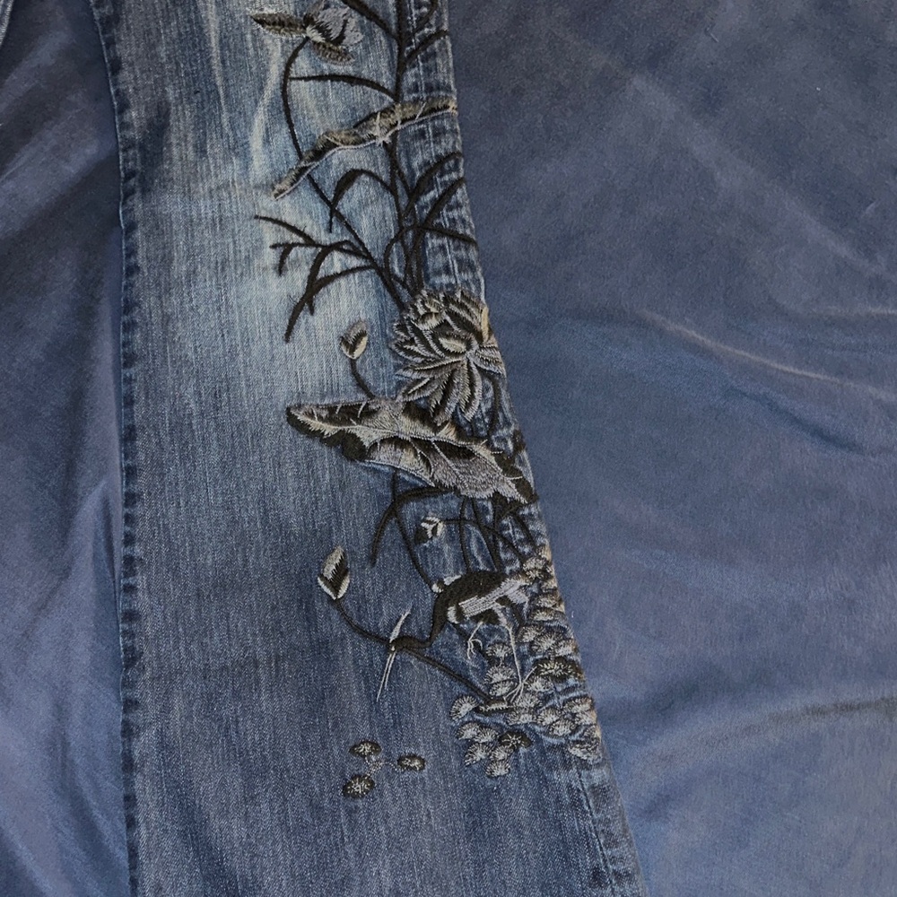 Lucky Brand Dark Blue Straight Leg Jeans - Picture 7 of 13